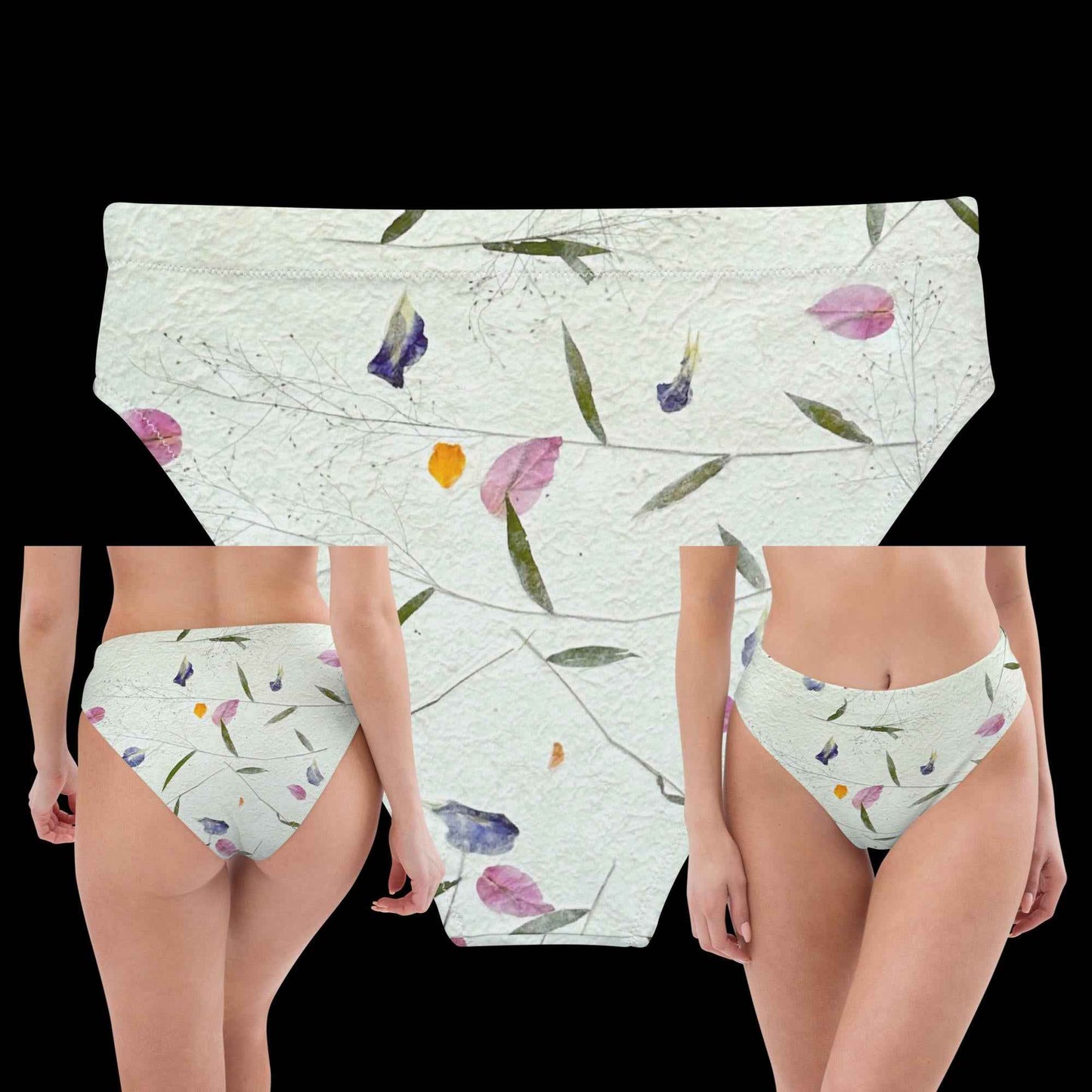 Mullberry high-waisted Recycled bikini bottom